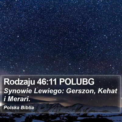 Rodzaju 46:11 POLUBG Bible Verse Image