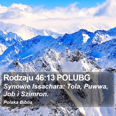 Rodzaju 46:13 POLUBG Bible Verse Image