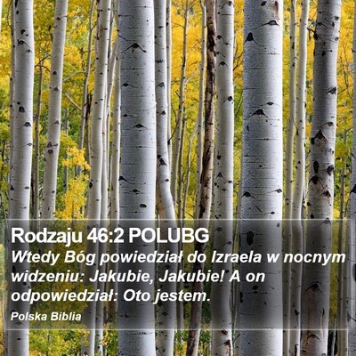 Rodzaju 46:2 POLUBG Bible Verse Image