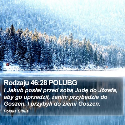 Rodzaju 46:28 POLUBG Bible Verse Image