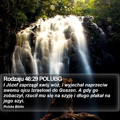 Rodzaju 46:29 POLUBG Bible Verse Image