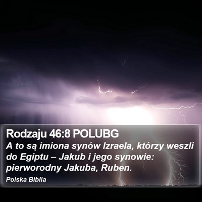 Rodzaju 46:8 POLUBG Bible Verse Image