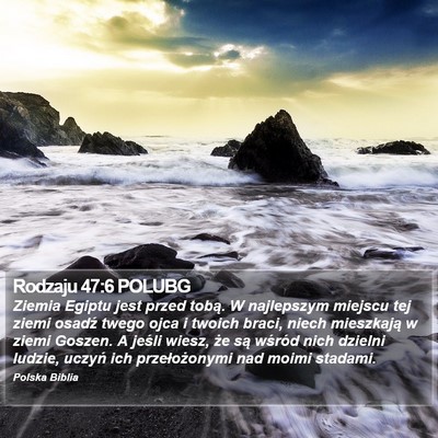 Rodzaju 47:6 POLUBG Bible Verse Image