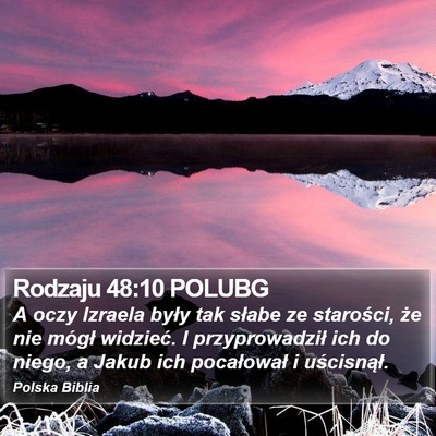 Rodzaju 48:10 POLUBG Bible Verse Image