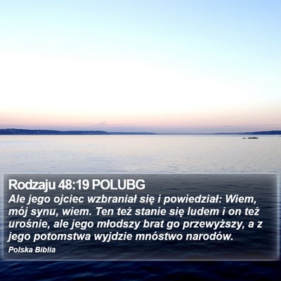 Rodzaju 48:19 POLUBG Bible Verse Image