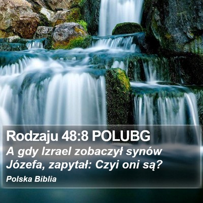 Rodzaju 48:8 POLUBG Bible Verse Image