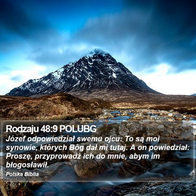 Rodzaju 48:9 POLUBG Bible Verse Image
