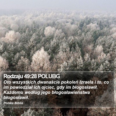 Rodzaju 49:28 POLUBG Bible Verse Image