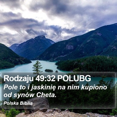 Rodzaju 49:32 POLUBG Bible Verse Image