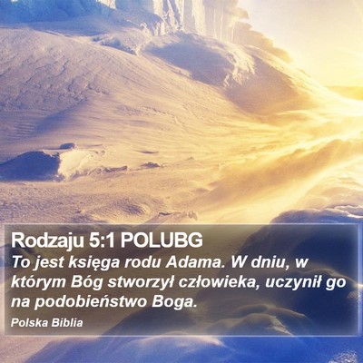 Rodzaju 5:1 POLUBG Bible Verse Image