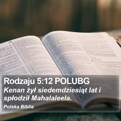 Rodzaju 5:12 POLUBG Bible Verse Image