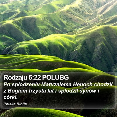 Rodzaju 5:22 POLUBG Bible Verse Image