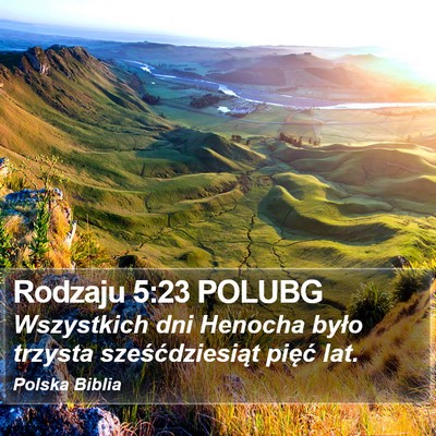 Rodzaju 5:23 POLUBG Bible Verse Image