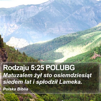 Rodzaju 5:25 POLUBG Bible Verse Image