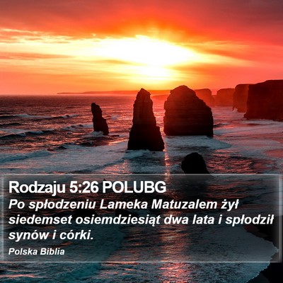 Rodzaju 5:26 POLUBG Bible Verse Image
