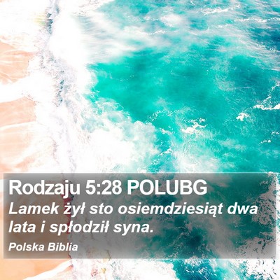 Rodzaju 5:28 POLUBG Bible Verse Image
