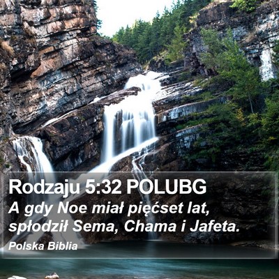 Rodzaju 5:32 POLUBG Bible Verse Image