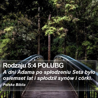 Rodzaju 5:4 POLUBG Bible Verse Image