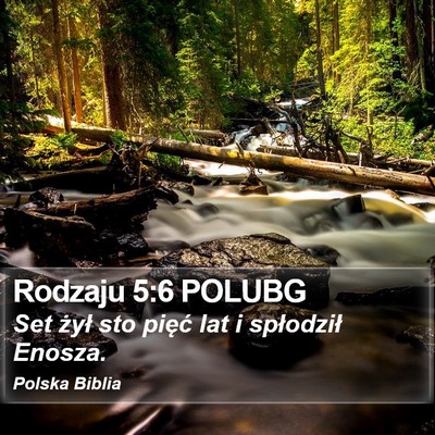 Rodzaju 5:6 POLUBG Bible Verse Image