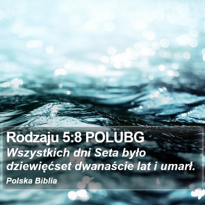 Rodzaju 5:8 POLUBG Bible Verse Image