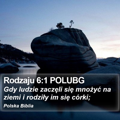Rodzaju 6:1 POLUBG Bible Verse Image