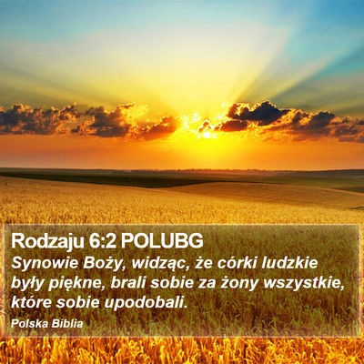 Rodzaju 6:2 POLUBG Bible Verse Image