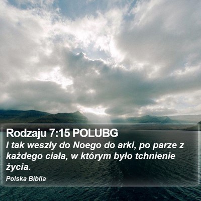 Rodzaju 7:15 POLUBG Bible Verse Image