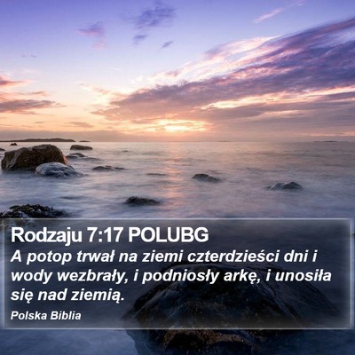 Rodzaju 7:17 POLUBG Bible Verse Image