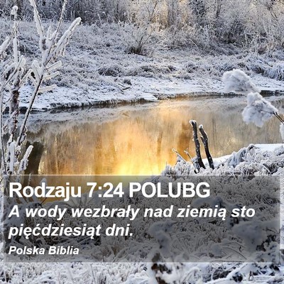 Rodzaju 7:24 POLUBG Bible Verse Image