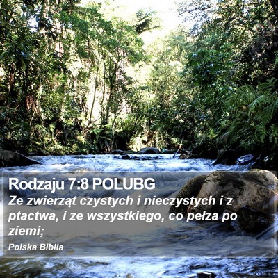 Rodzaju 7:8 POLUBG Bible Verse Image