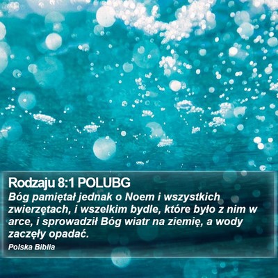 Rodzaju 8:1 POLUBG Bible Verse Image