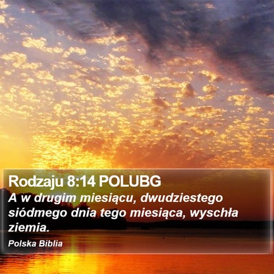 Rodzaju 8:14 POLUBG Bible Verse Image