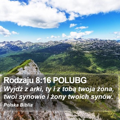 Rodzaju 8:16 POLUBG Bible Verse Image