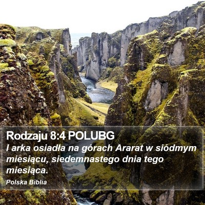 Rodzaju 8:4 POLUBG Bible Verse Image