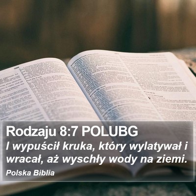 Rodzaju 8:7 POLUBG Bible Verse Image