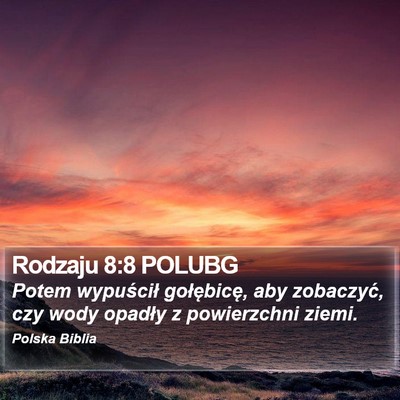 Rodzaju 8:8 POLUBG Bible Verse Image