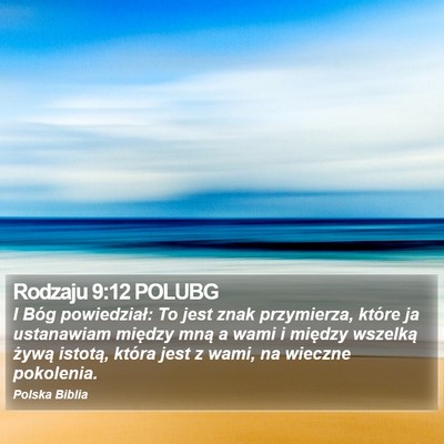 Rodzaju 9:12 POLUBG Bible Verse Image