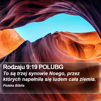 Rodzaju 9:19 POLUBG Bible Verse Image