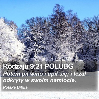 Rodzaju 9:21 POLUBG Bible Verse Image