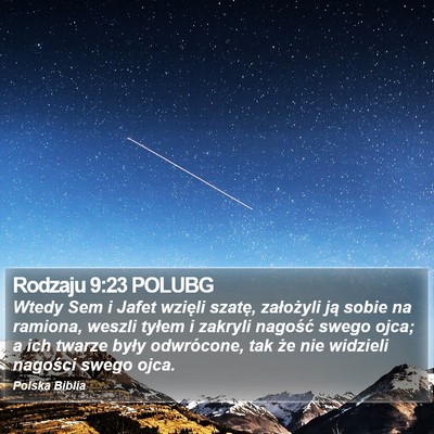 Rodzaju 9:23 POLUBG Bible Verse Image