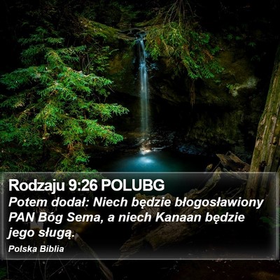 Rodzaju 9:26 POLUBG Bible Verse Image