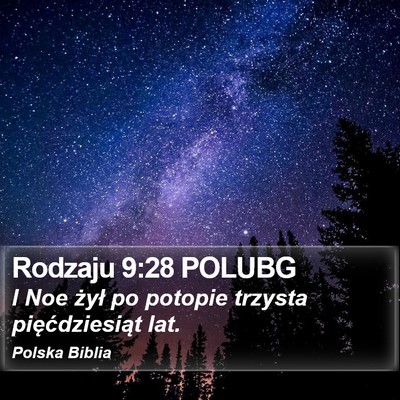 Rodzaju 9:28 POLUBG Bible Verse Image