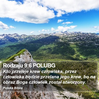 Rodzaju 9:6 POLUBG Bible Verse Image