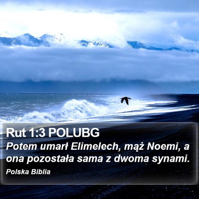 Rut 1:3 POLUBG Bible Verse Image