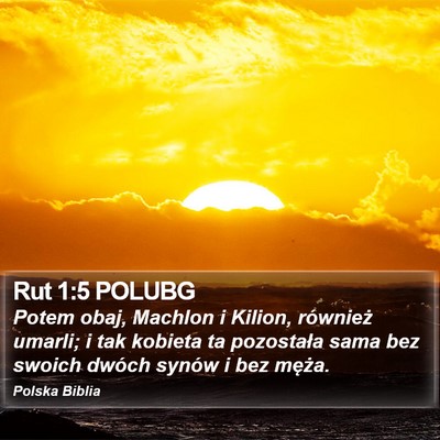 Rut 1:5 POLUBG Bible Verse Image