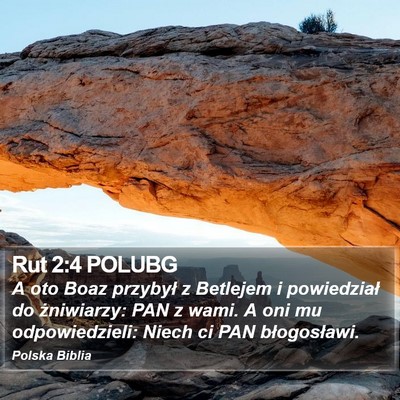 Rut 2:4 POLUBG Bible Verse Image