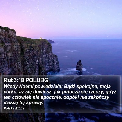 Rut 3:18 POLUBG Bible Verse Image