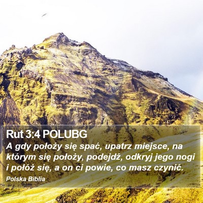 Rut 3:4 POLUBG Bible Verse Image