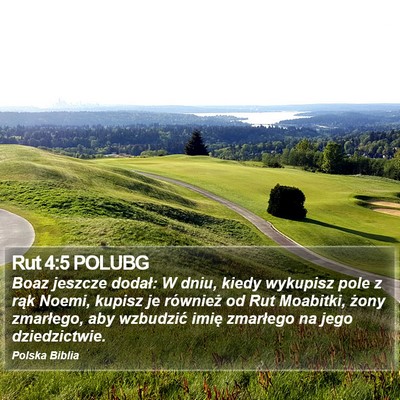 Rut 4:5 POLUBG Bible Verse Image