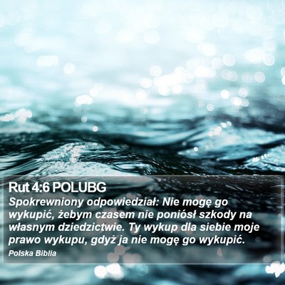 Rut 4:6 POLUBG Bible Verse Image
